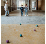 Boules Obut Enfant Indoor Outdoor bleu pailleté